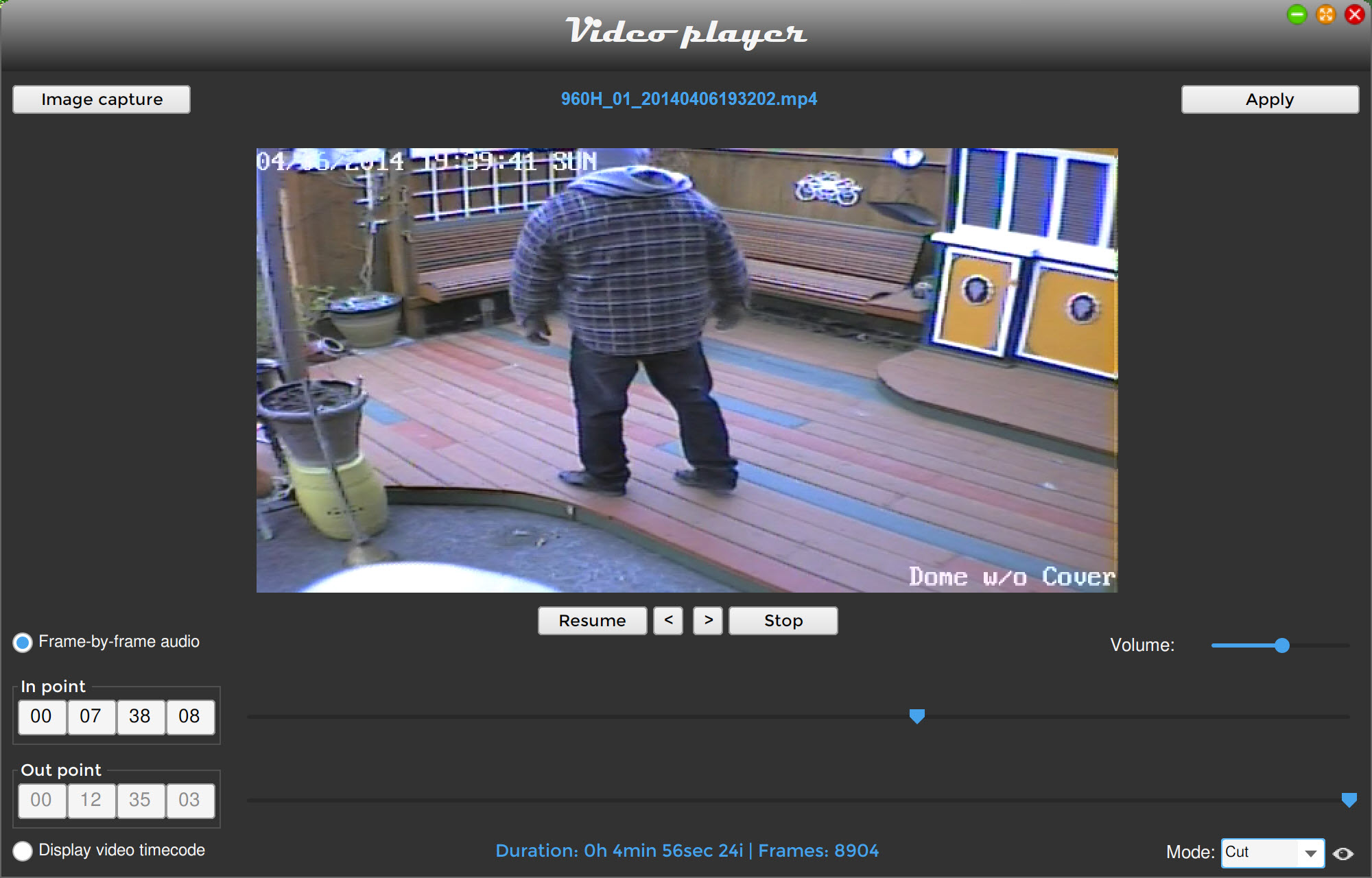 Shutter Encoder interface.